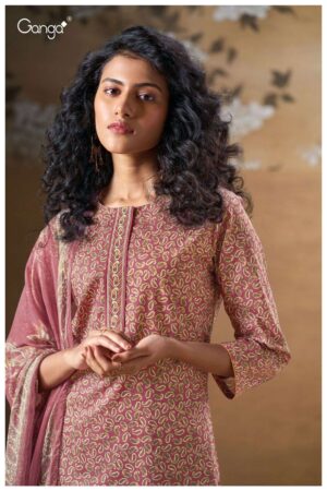 My Fashion Road Ganga Fashion Iana Premium Cotton Ladies Suit | S3148-B
