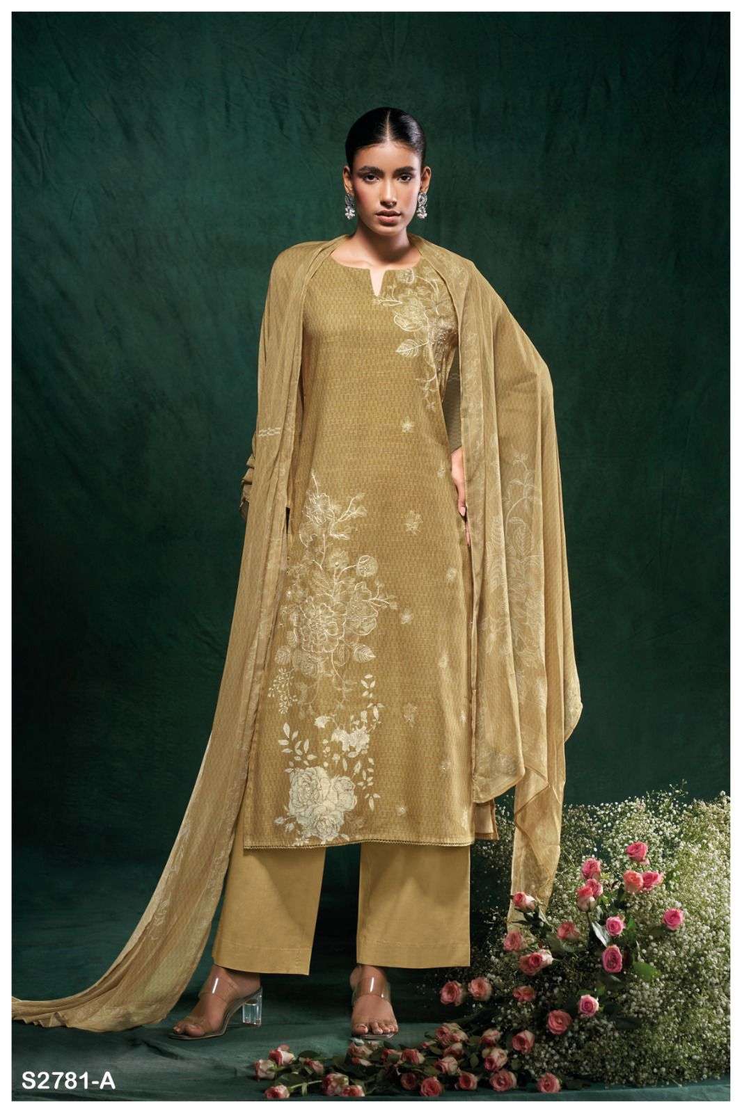 My Fashion Road Ganga Fashion Ishanvi Fancy Linen Cotton Suit | S2781-A My Fashion Road Ganga Fashion Ishanvi Fancy Linen Cotton Suit | S2781-A