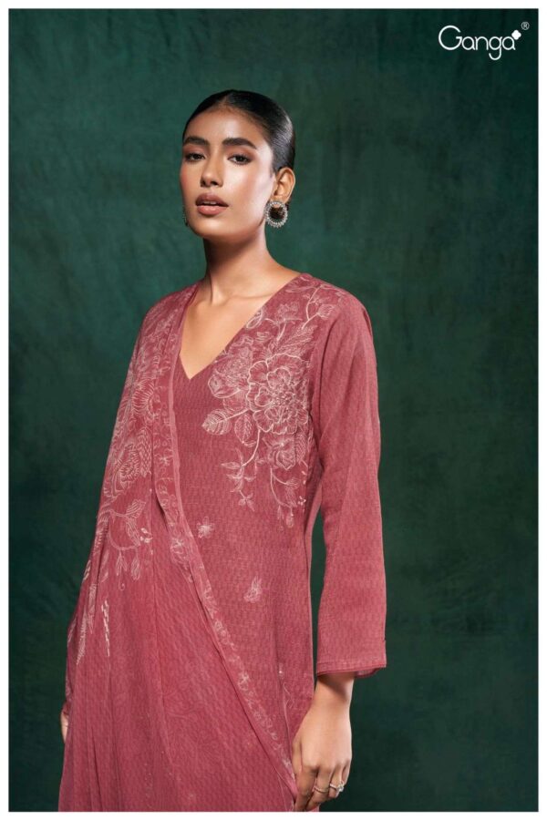 My Fashion Road Ganga Fashion Ishanvi Fancy Linen Cotton Suit | S2781-D