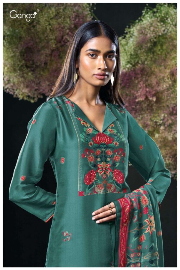 My Fashion Road Ganga Fashion Lavina Pure Bemberg Silk Exclusive Suit | S3077-C