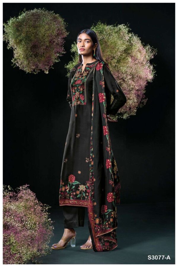 My Fashion Road Ganga Fashion Lavina Pure Bemberg Silk Exclusive Suit | S3077-A