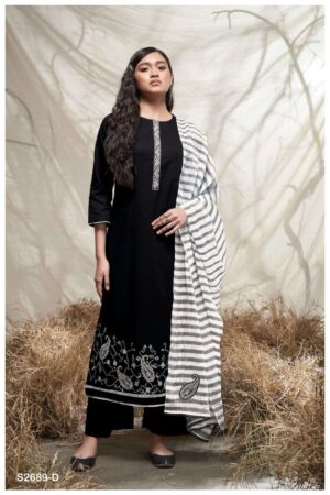 My Fashion Road Ganga Fashion Leisha Premium Exclusive Cotton Suit | S2689-D