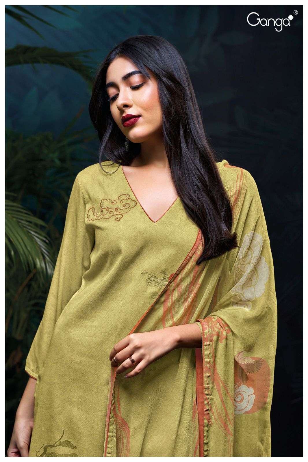 My Fashion Road Ganga Fashion Mehal Printed Satin Cotton Fancy Suit | S3115-D My Fashion Road Ganga Fashion Mehal Printed Satin Cotton Fancy Suit | S3115-D