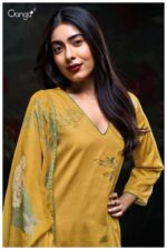 My Fashion Road Ganga Fashion Mehal Printed Satin Cotton Fancy Suit | S3115-A