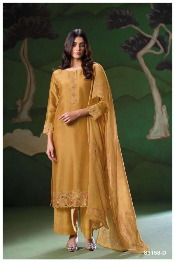 My Fashion Road Ganga Fashion Neysa Premium Designer Silk Suit | S3158-D
