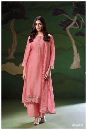 My Fashion Road Ganga Fashion Neysa Premium Designer Silk Suit | S3158-B