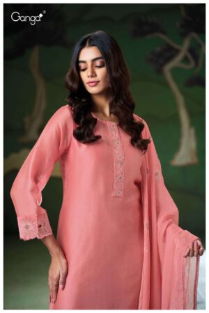My Fashion Road Ganga Fashion Neysa Premium Designer Silk Suit | S3158-B