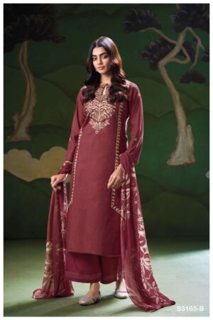 My Fashion Road Ganga Fashion Owshika Premium Exclusive Cotton Suit | S3165-B