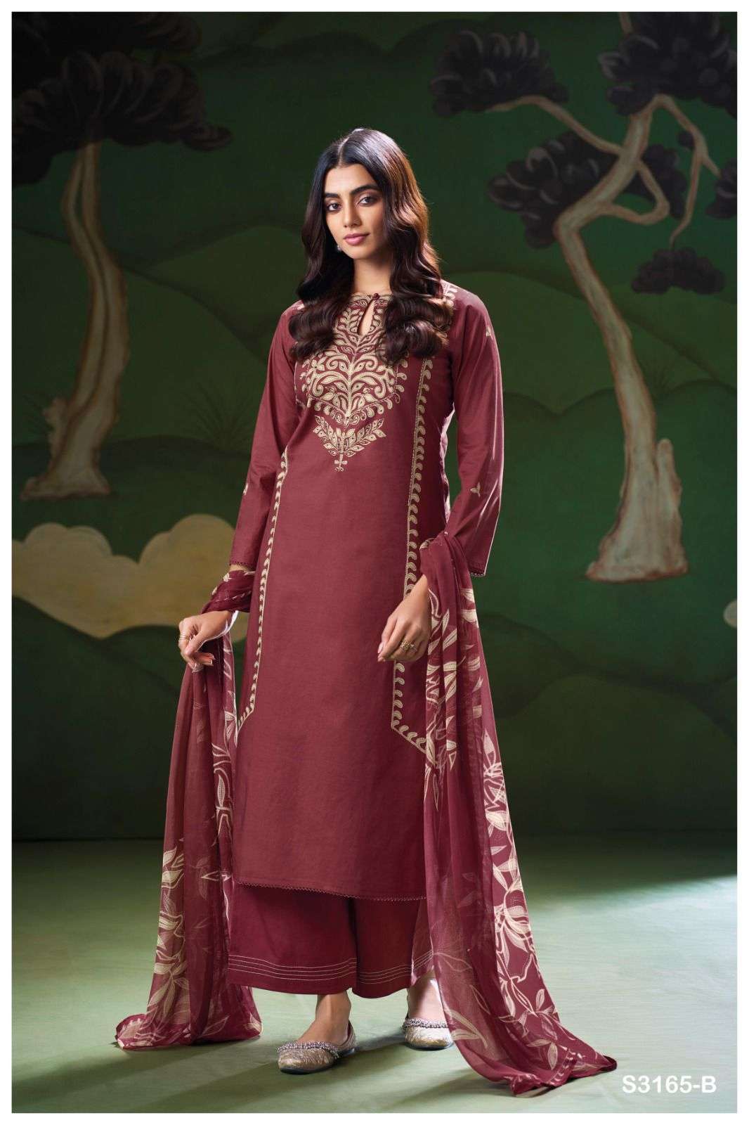 My Fashion Road Ganga Fashion Owshika Premium Exclusive Cotton Suit | S3165-B My Fashion Road Ganga Fashion Owshika Premium Exclusive Cotton Suit | S3165-B