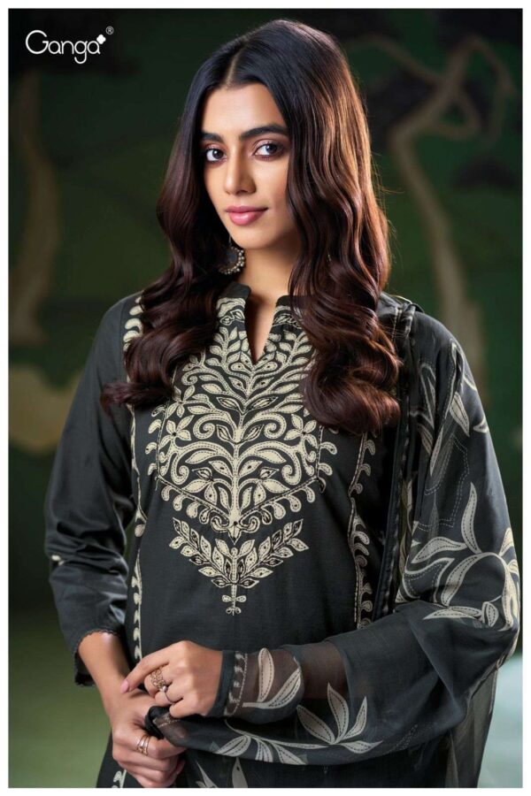 My Fashion Road Ganga Fashion Owshika Premium Exclusive Cotton Suit | S3165-A