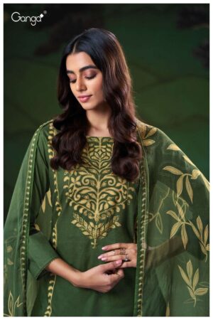 My Fashion Road Ganga Fashion Owshika Premium Exclusive Cotton Suit | S3165-D