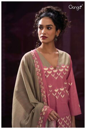 My Fashion Road Ganga Fashion Sagnika Fancy Cotton Ladies Suit | S3167-B
