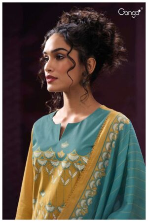 My Fashion Road Ganga Fashion Sagnika Fancy Cotton Ladies Suit | S3167-C