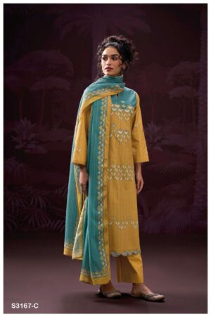 My Fashion Road Ganga Fashion Sagnika Fancy Cotton Ladies Suit | S3167-C