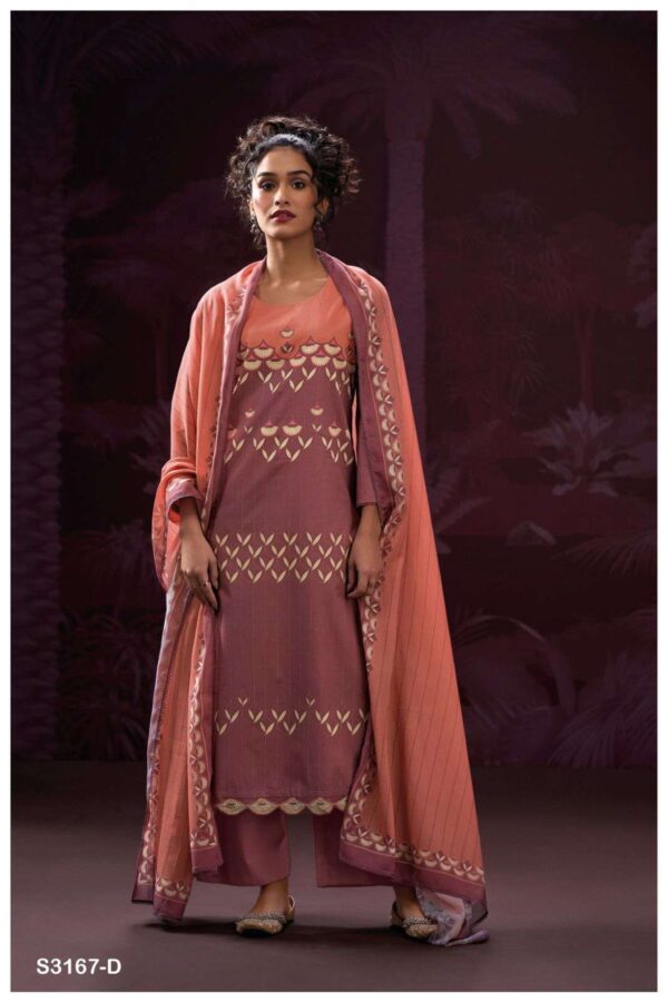 My Fashion Road Ganga Fashion Sagnika Fancy Cotton Ladies Suit | S3167-D