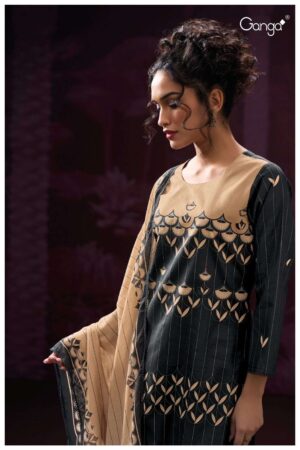 My Fashion Road Ganga Fashion Sagnika Fancy Cotton Ladies Suit | S3167-A