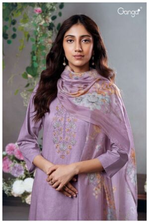 My Fashion Road Ganga Fashion Teuila Exclusive Cotton Ladies Suit | S2827-D