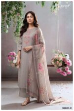 My Fashion Road Ganga Fashion Teuila Exclusive Cotton Ladies Suit | S2827-C