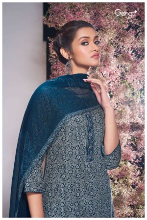 My Fashion Road Ganga Fashion Zakiyah Printed Cotton Fancy Suit | S2809-B