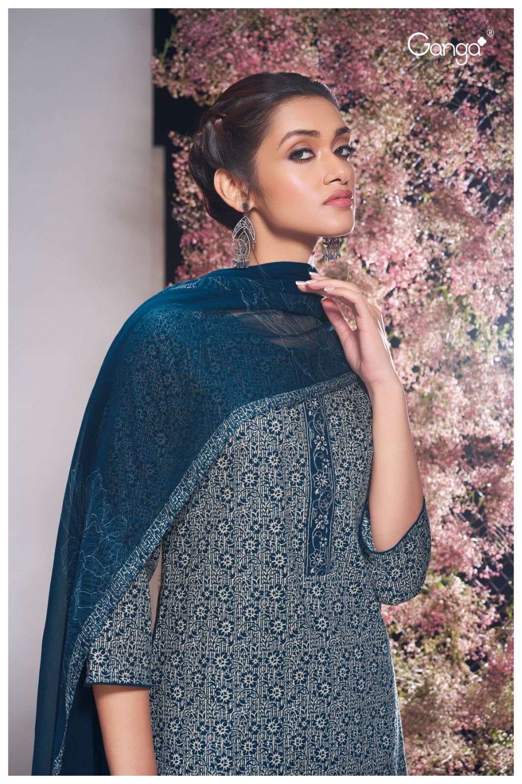 My Fashion Road Ganga Fashion Zakiyah Printed Cotton Fancy Suit | S2809-B My Fashion Road Ganga Fashion Zakiyah Printed Cotton Fancy Suit | S2809-B