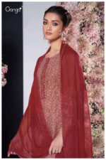 My Fashion Road Ganga Fashion Zakiyah Printed Cotton Fancy Suit | S2809-C