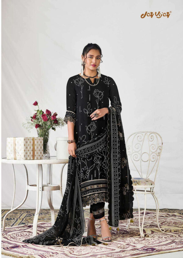 My Fashion Road Jay Vijay Moksha Pure Organza Fancy Ladies Suit | 3239-A