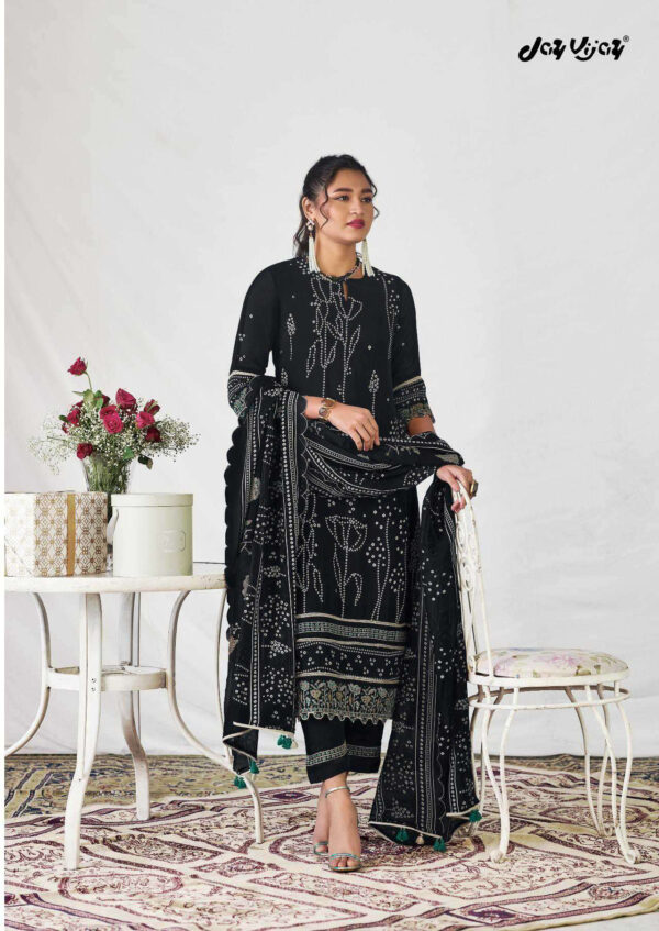 My Fashion Road Jay Vijay Moksha Pure Organza Fancy Ladies Suit | 3239-C