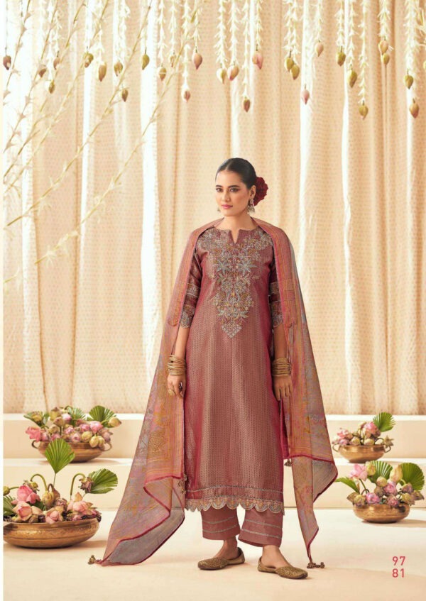 My Fashion Road Jay Vijay Shai Tarang Designer Ladies Suit | 9781