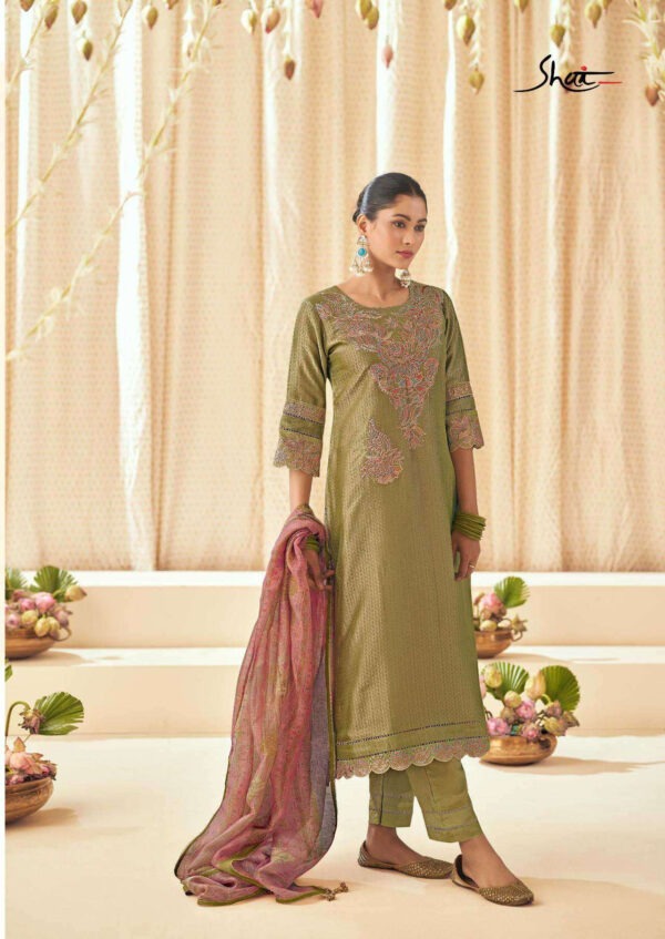 My Fashion Road Jay Vijay Shai Tarang Designer Ladies Suit | 9786