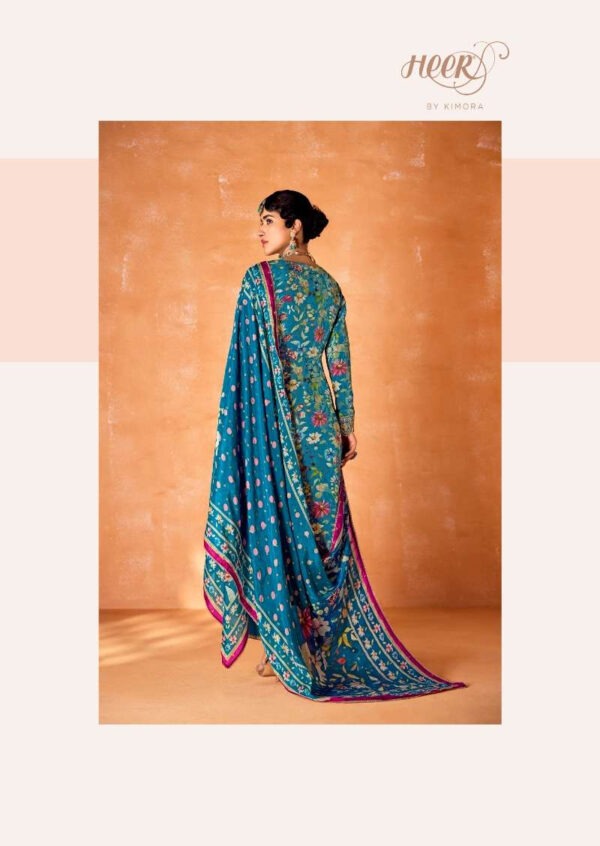 My Fashion Road Kimora Heer Kabool Pure Kanjivaram Designer Suit | 9536