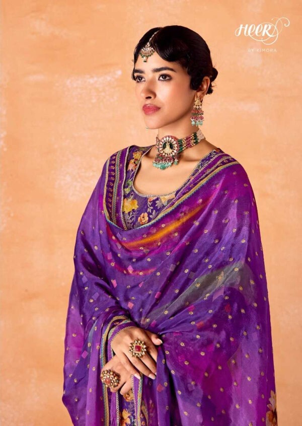My Fashion Road Kimora Heer Kabool Pure Kanjivaram Designer Suit | 9533