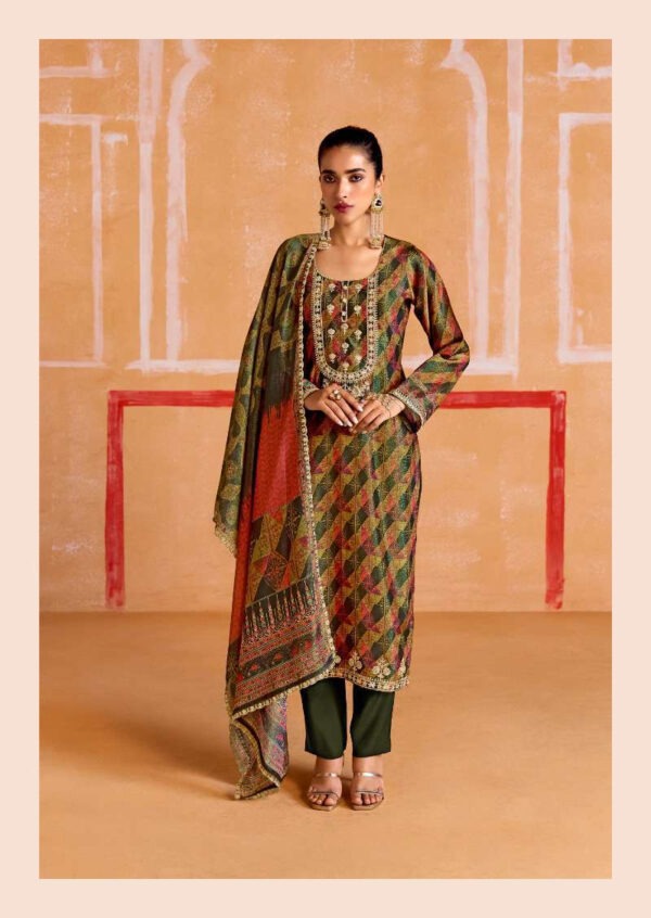 My Fashion Road Kimora Heer Nayaab Pure Muslin Fancy Ladies Suit | 9545
