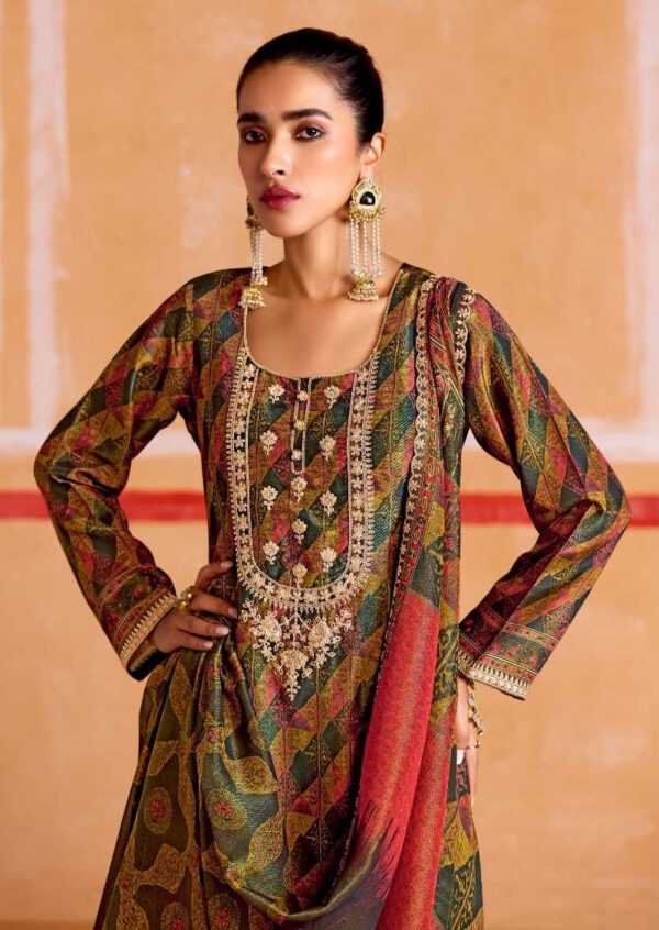 My Fashion Road Kimora Heer Nayaab Pure Muslin Fancy Ladies Suit | 9545