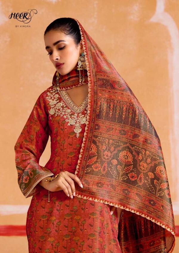 My Fashion Road Kimora Heer Nayaab Pure Muslin Fancy Ladies Suit | 9546
