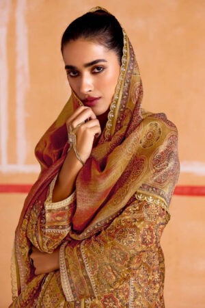 My Fashion Road Kimora Heer Nayaab Pure Muslin Fancy Ladies Suit | 9541