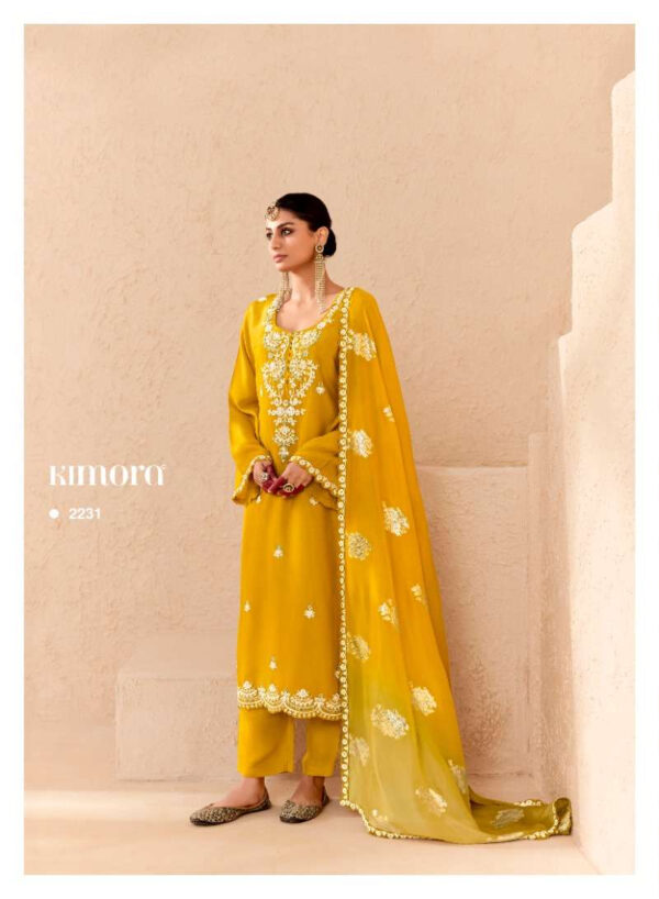 My Fashion Road Kimora Heer Sajda Exclusive Designer Silk Suit | 2231