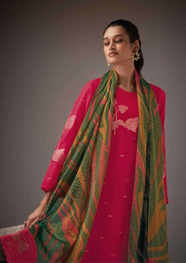 My Fashion Road Omtex Gulnaz Exclusive Fancy Organza Silk Ladies Suit | 6731-A