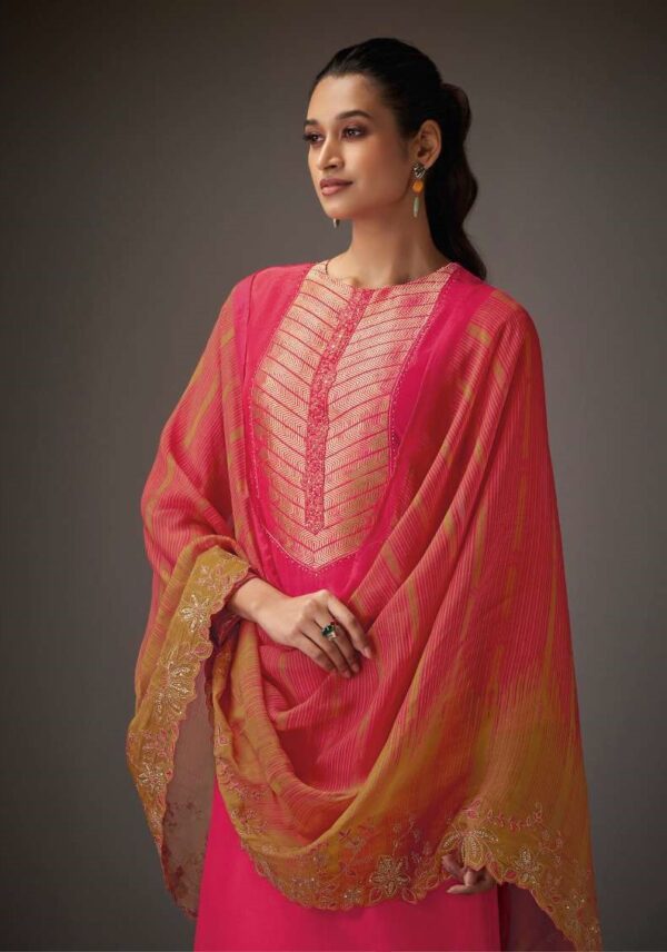 My Fashion Road Omtex Krezy Fancy Jacquard Silk Designer Suit | 6741-A
