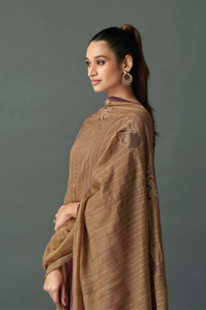 My Fashion Road Omtex Ruksana Exclusive Designer Muslin Ladies Suit | 6371-A