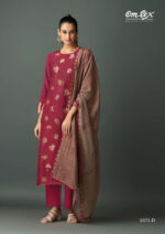 My Fashion Road Omtex Ruksana Exclusive Designer Muslin Ladies Suit | 6371-D