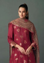 My Fashion Road Omtex Ruksana Exclusive Designer Muslin Ladies Suit | 6371-D