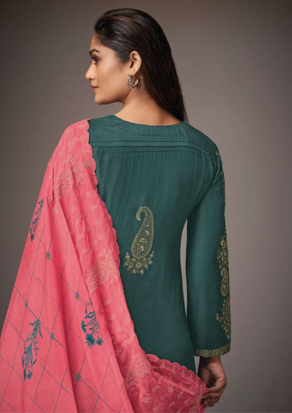 My Fashion Road Omtex Shazia Fancy Jacquard Muslin Ladies Suit | 6651-A