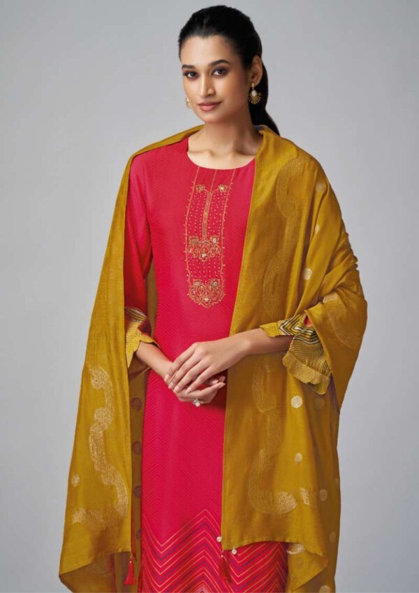 My Fashion Road Omtex Taruna Exclusive Designer Silk Ladies Suit | 6711-C