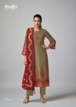 My Fashion Road Omtex Taruna Exclusive Designer Silk Ladies Suit | 6711-A