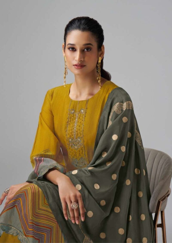 My Fashion Road Omtex Taruna Exclusive Designer Silk Ladies Suit | 6711-B