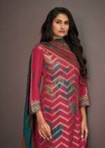 My Fashion Road Omtex Waniya Exclusive Fancy Maslin Jacquard Suit | 6561-C