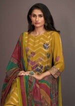 My Fashion Road Omtex Waniya Exclusive Fancy Maslin Jacquard Suit | 6561-A