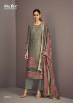 My Fashion Road Omtex Zareen Exclusive Muslin Jacquard Ladies Suit | 6591-C