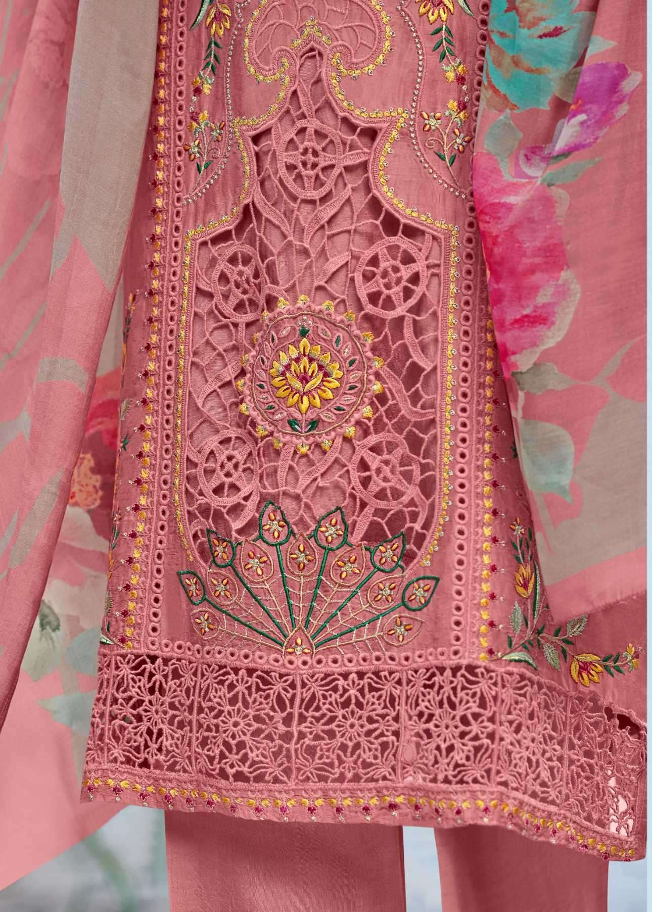 My Fashion Road Varsha Varaa Fab Gulistaan Designer Work Muslin Suit | 501 My Fashion Road Varsha Varaa Fab Gulistaan Designer Work Muslin Suit | 501