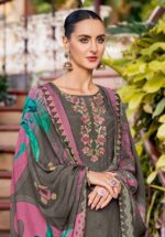 My Fashion Road Varsha Varaa Fab Gulistaan Designer Work Muslin Suit | 506